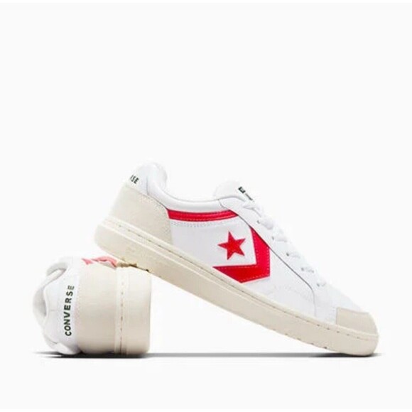 Size 10 - Converse Pro Blaze Classic‎ 'Retro Low 90s - White Red Egret - Picture 5 of 7